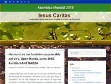 Tablet Screenshot of iesuscaritas.org